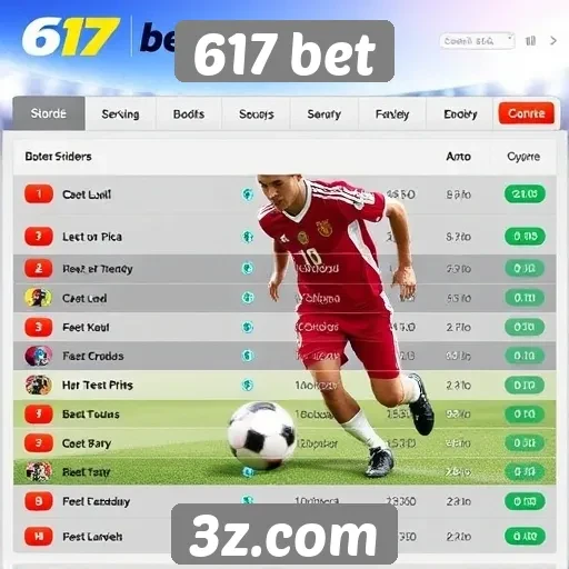 Comparativo de odds no 617 bet e concorrentes
